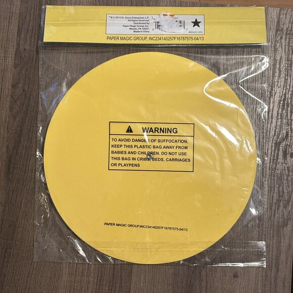 Foam Clock - Dr. Seuss Fish 2013 10” Learn To Tell Time - Kids Educational Toy - Picture 3 of 4